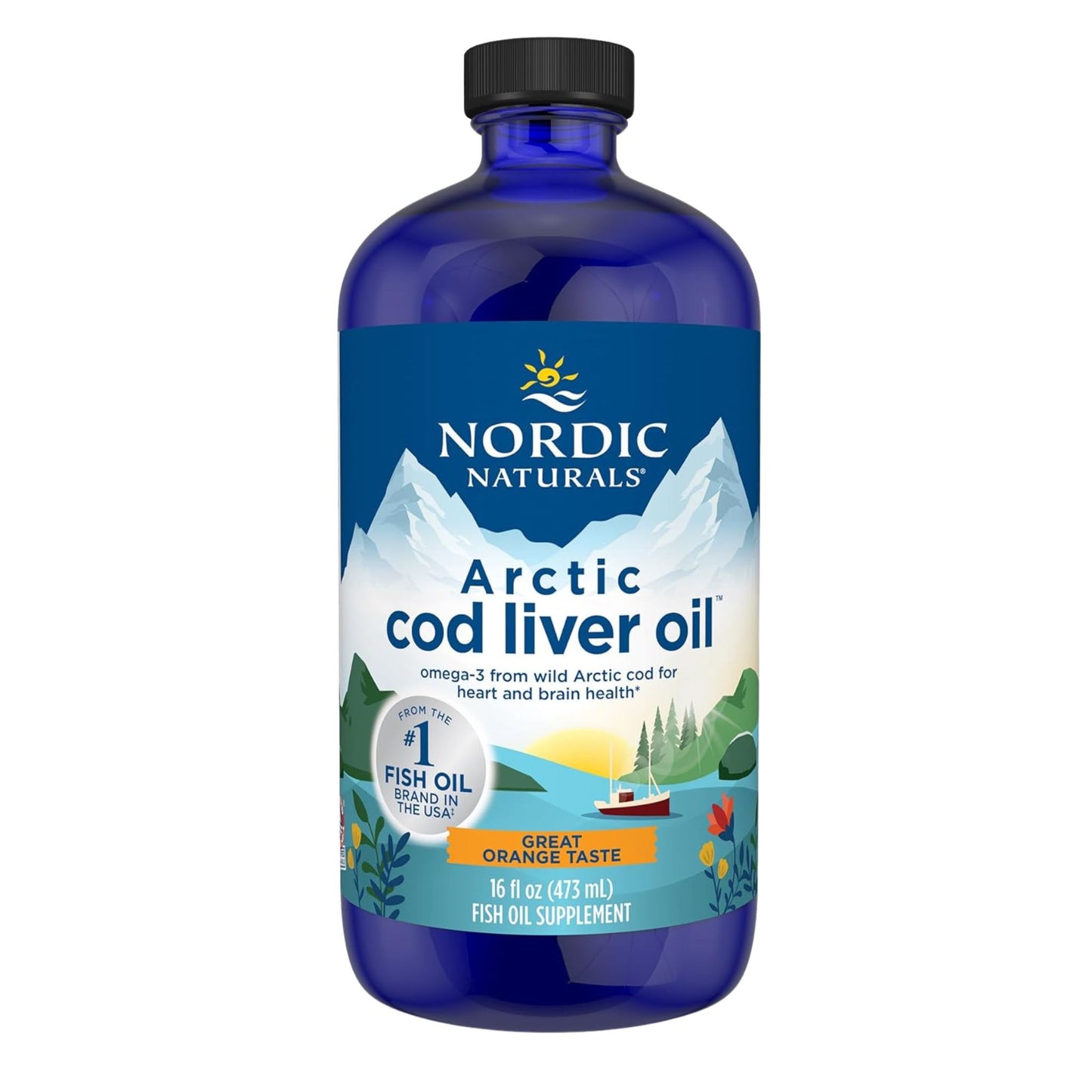 Nordic Naturals Arctic D Cod Liver Oil 8oz