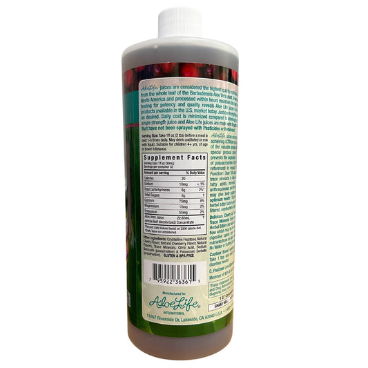 Cherry Berry Whole Leaf Aloe Juice Concentrate