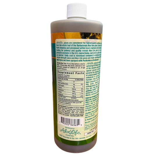 Orange Papaya Whole Leaf Aloe Juice Concentrate