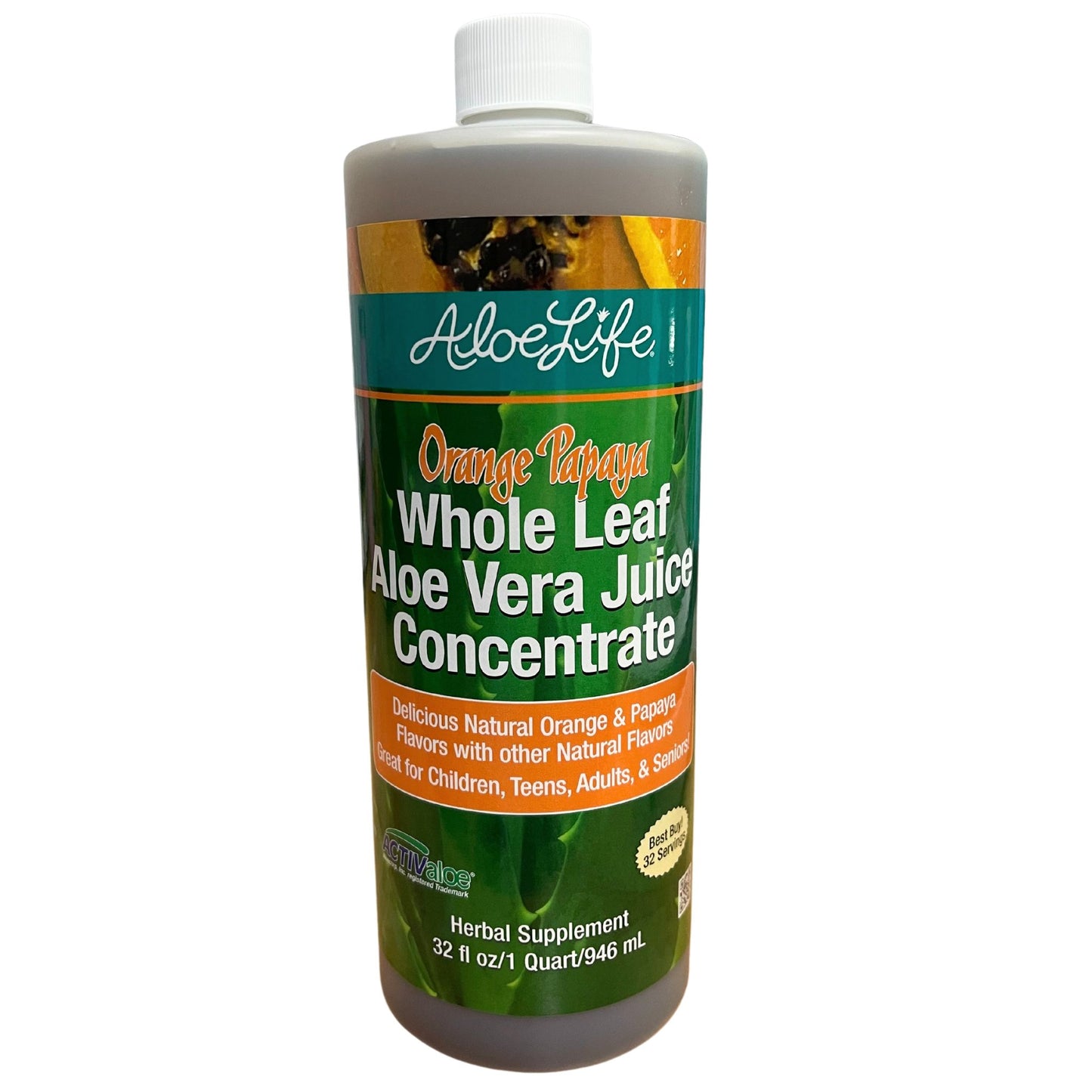 Orange Papaya Whole Leaf Aloe Juice Concentrate