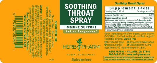 Herb Pharm Echinacea Propolis Throat Spray