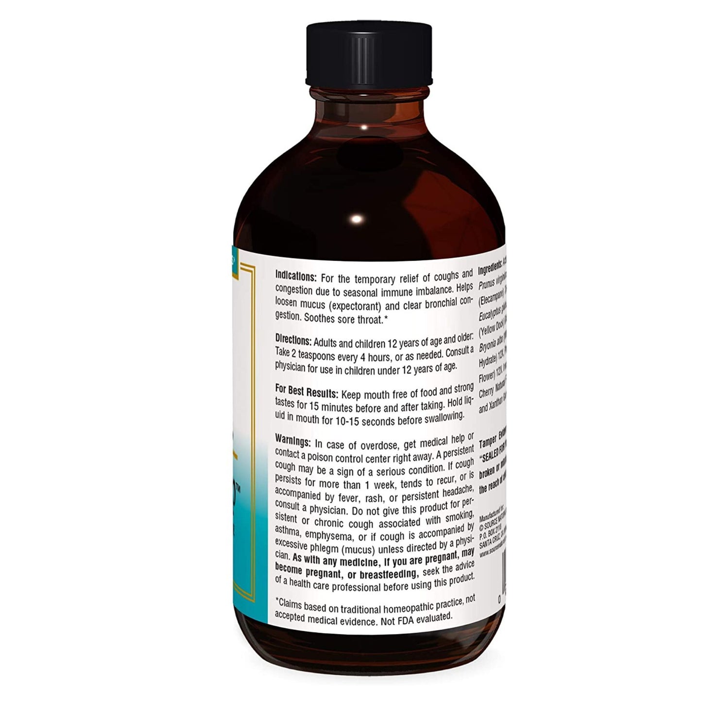 Source Naturals Wellness Cough Syrup 4oz