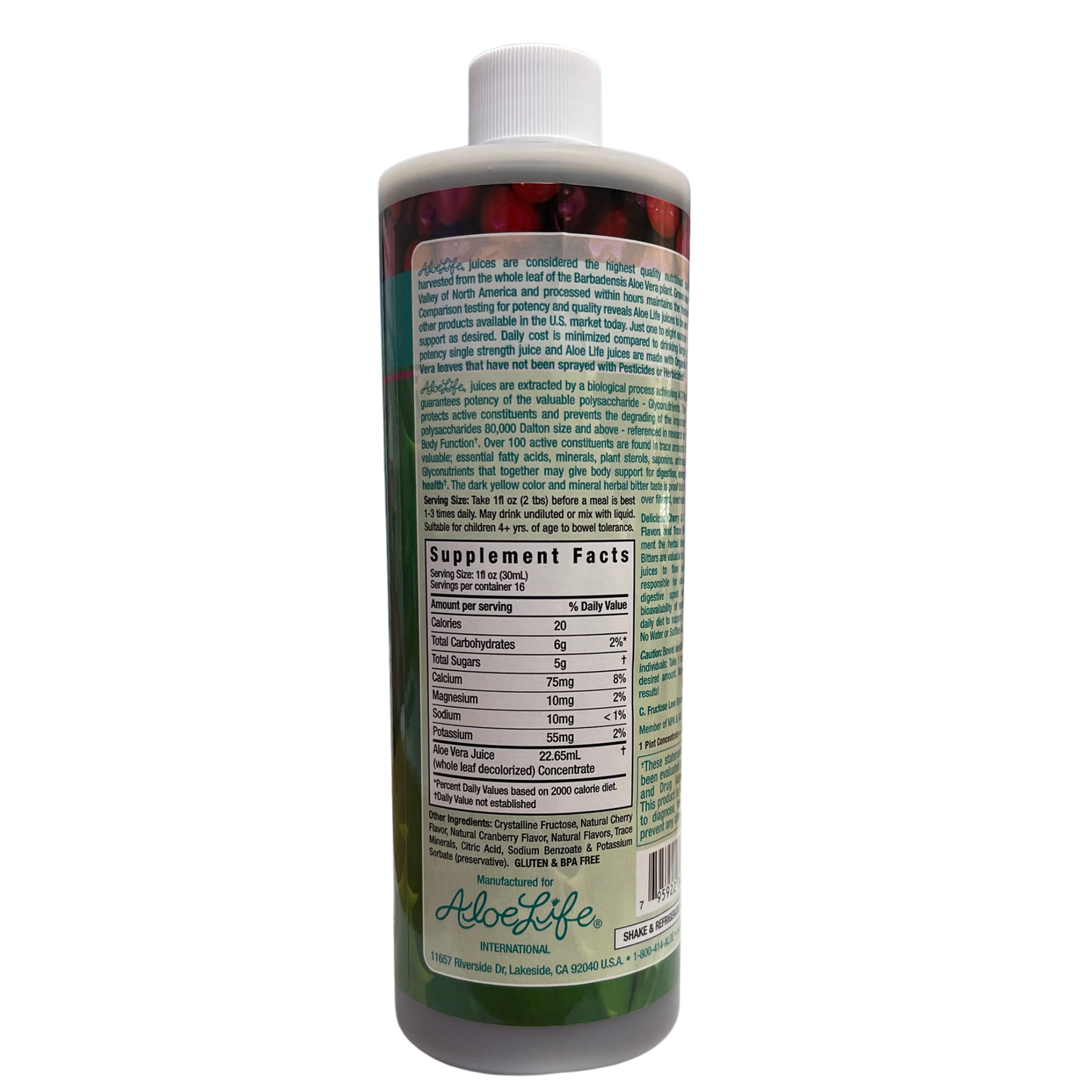 Cherry Berry Whole Leaf Aloe Juice 4X Concentrate – Aloe Life