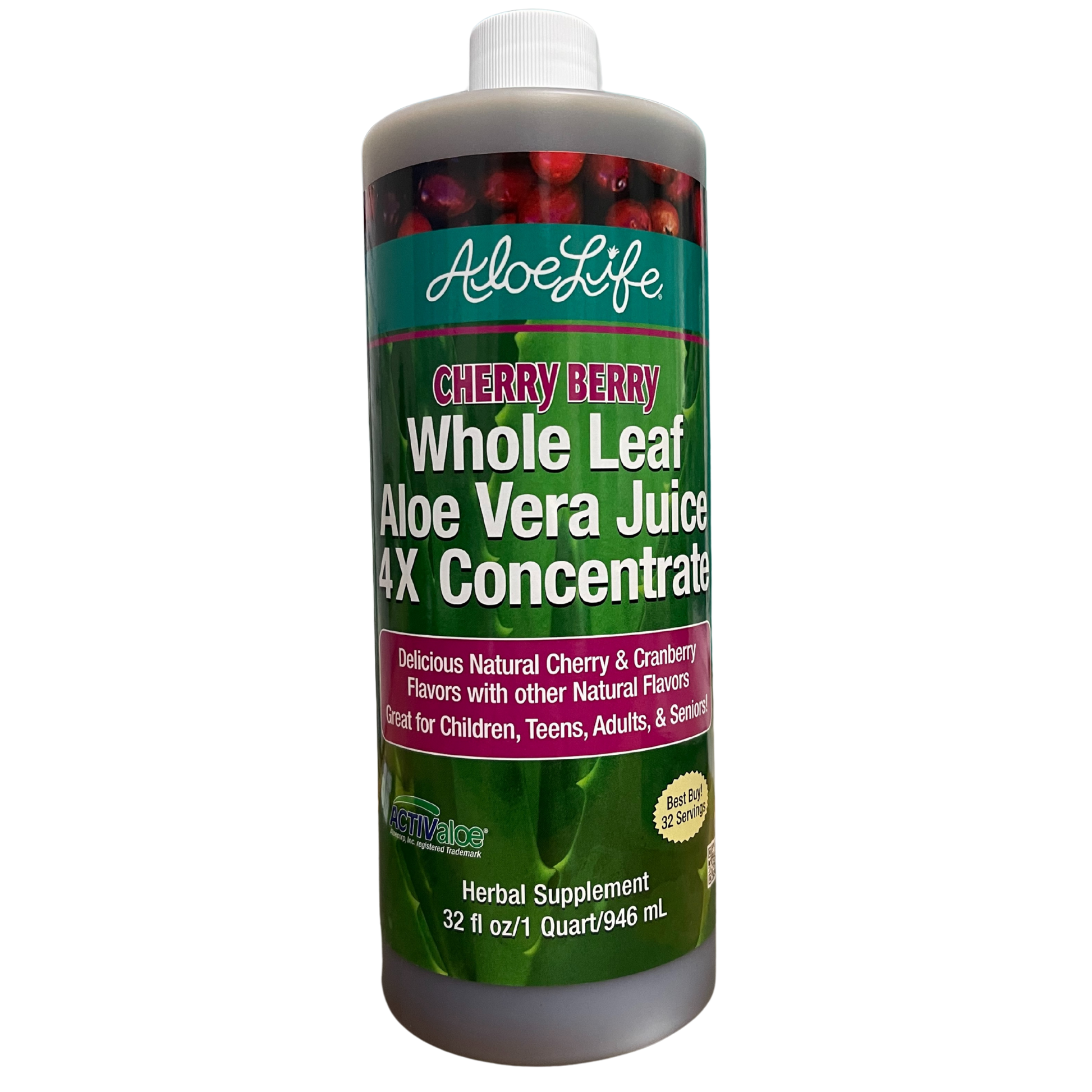 Cherry Berry Whole Leaf Aloe Juice 4X Concentrate – Aloe Life