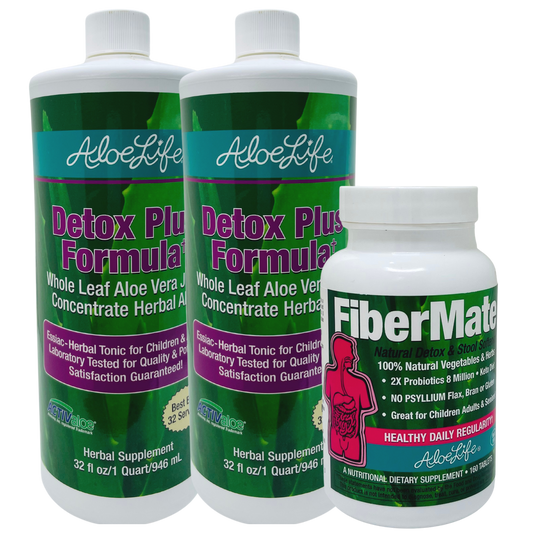 Limited Time Special - Detox & Renewal Bundle    2 Detox Quarts and 1 FiberMate 160 Tablets