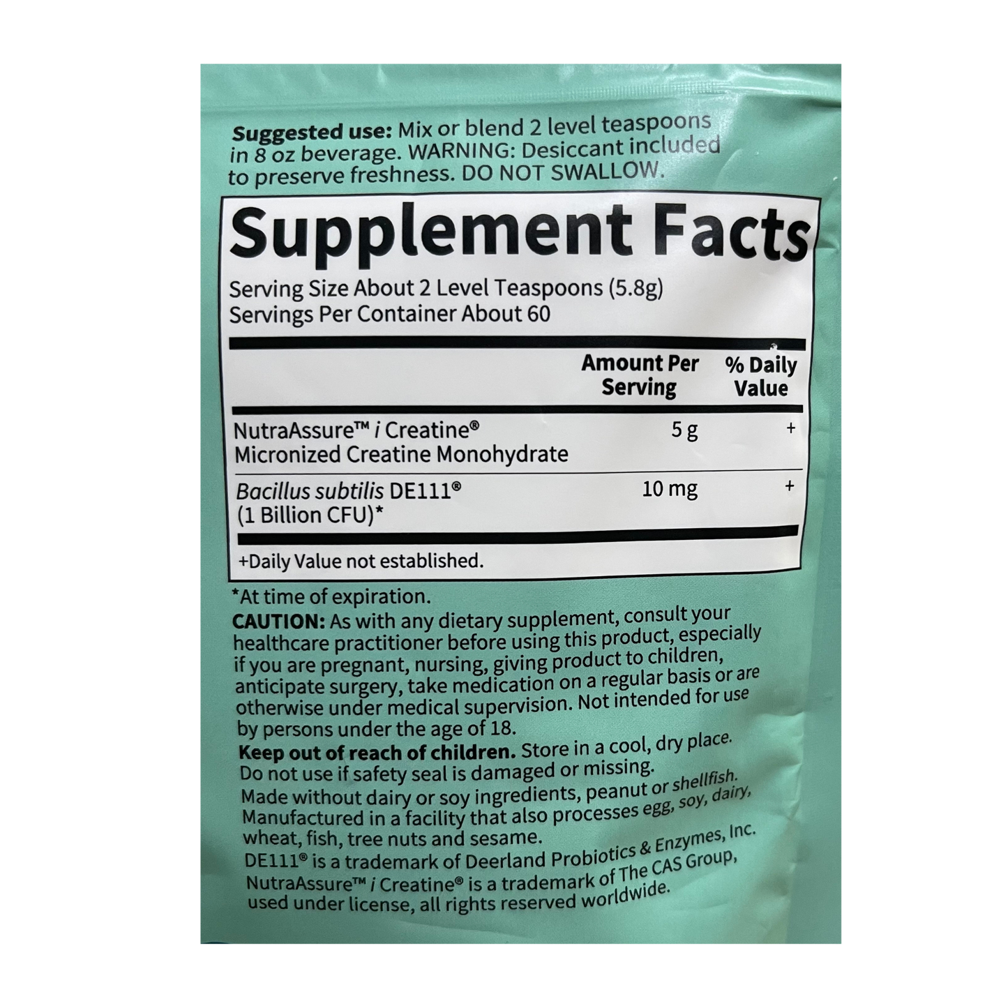 Sport Creatine Monohydrate Plus Probiotics