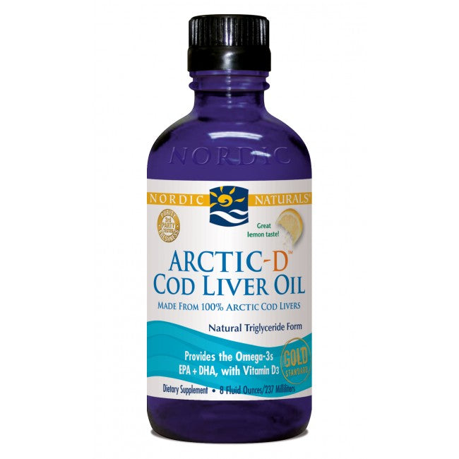 Nordic Naturals Arctic D Cod Liver Oil 8oz