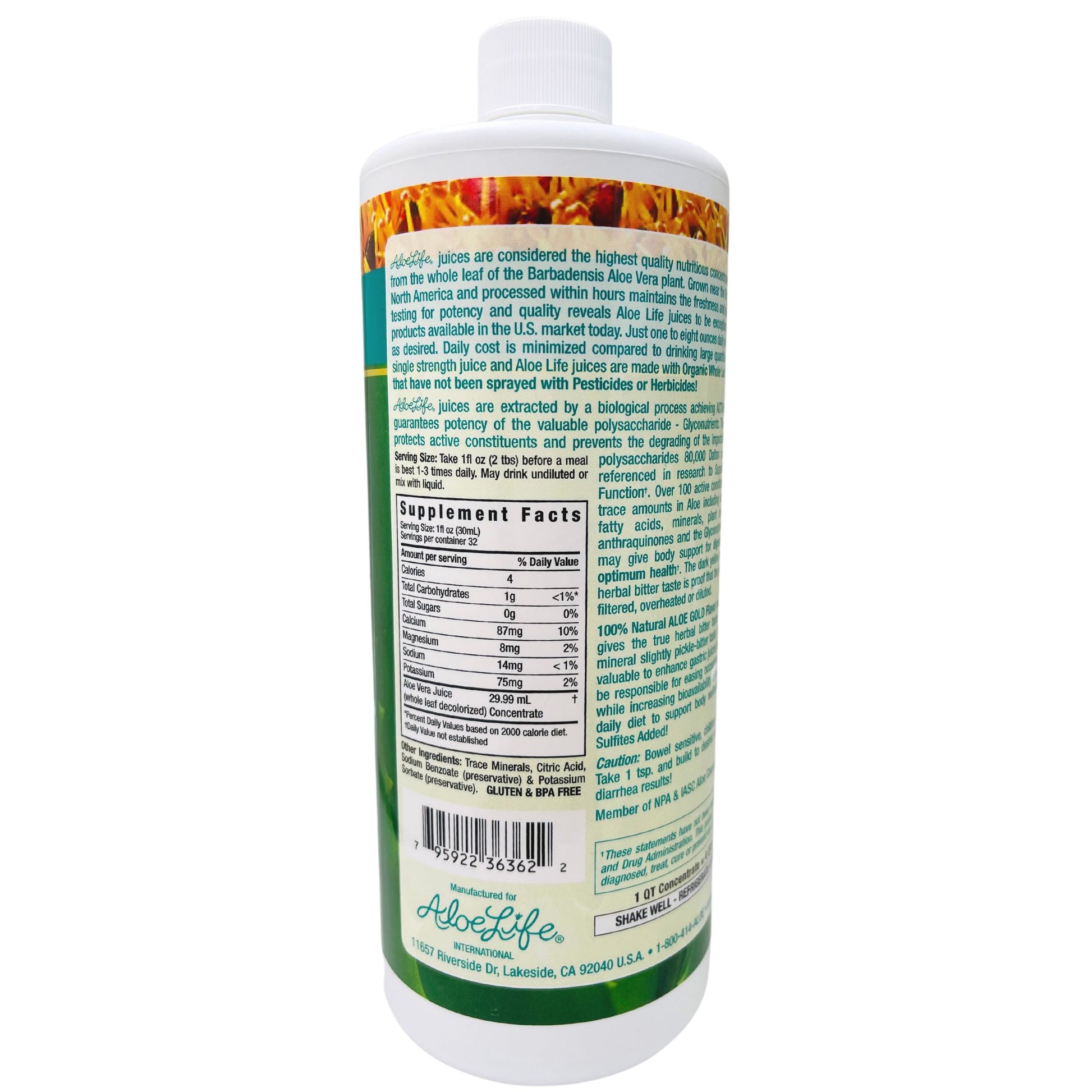 Aloe Gold Whole Leaf Juice Concentrate