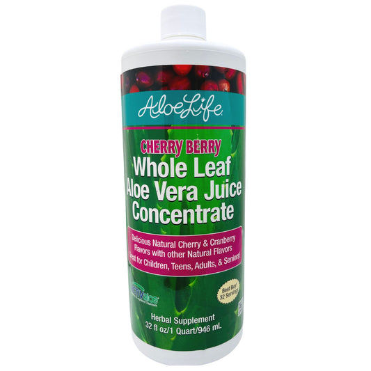Cherry Berry Whole Leaf Aloe Juice Concentrate