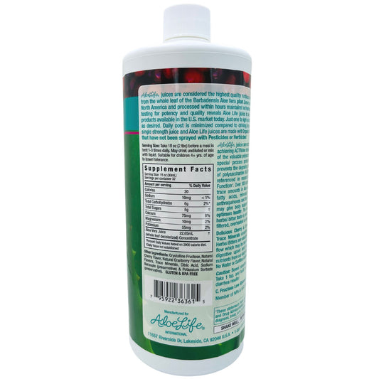 Cherry Berry Whole Leaf Aloe Juice Concentrate
