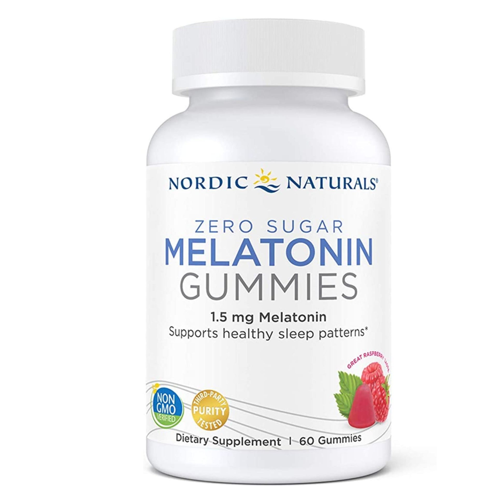 Nordic Naturals Zero Sugar Melatonin Gummies 1.5mg Melatonin